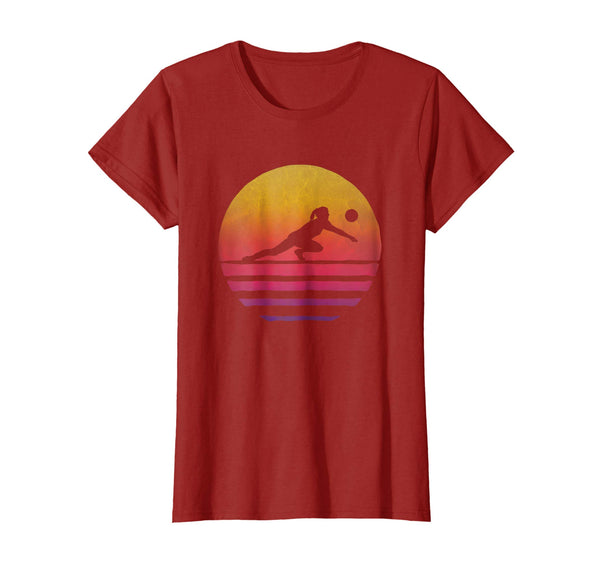 Retro Vintage Beach Volleyball Coach Player Graphic Shirt