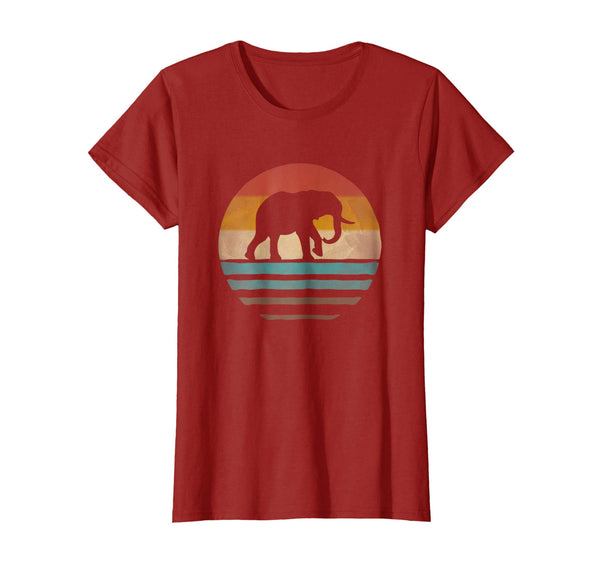 Elephant Shirt Retro Vintage 70s Boho Distressed Women Men