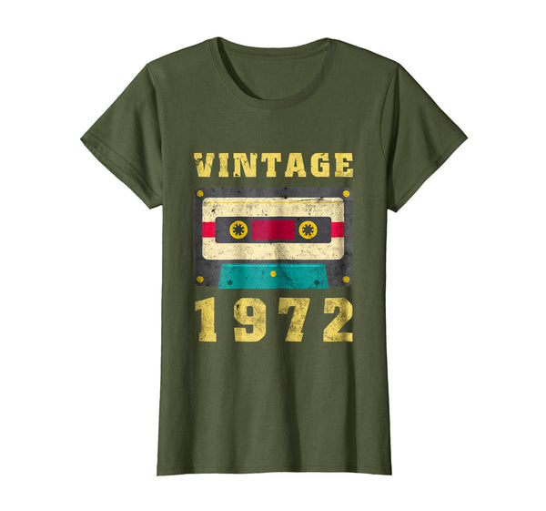 46th Birthday Gift Vintage 1972 Year Old Mixtape T-Shirt