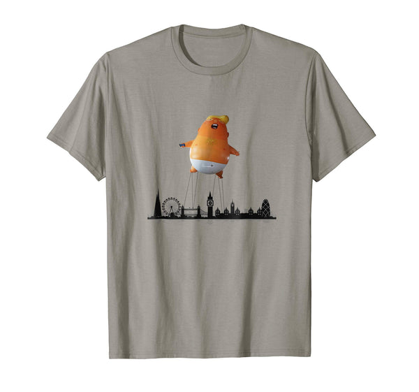 Welcome To London Funny Baby Trump Crying Ballon T Shirt