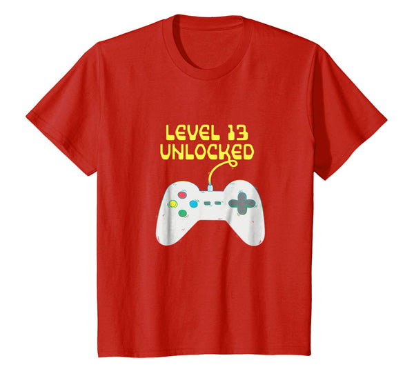 13th Birthday Level 13 Unlocked Funny Gamer Gift T Shirt