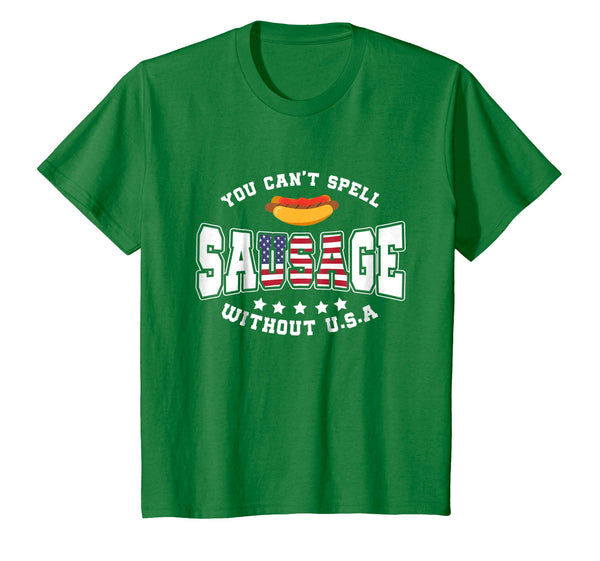 You can't spell sausage without usa T-shirt