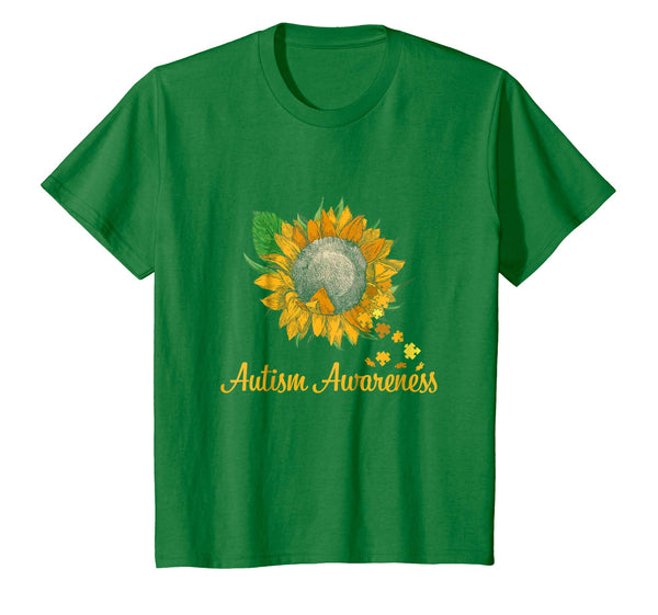 Autism Awareness Sunflower Gift For Autism Supports T-shirt