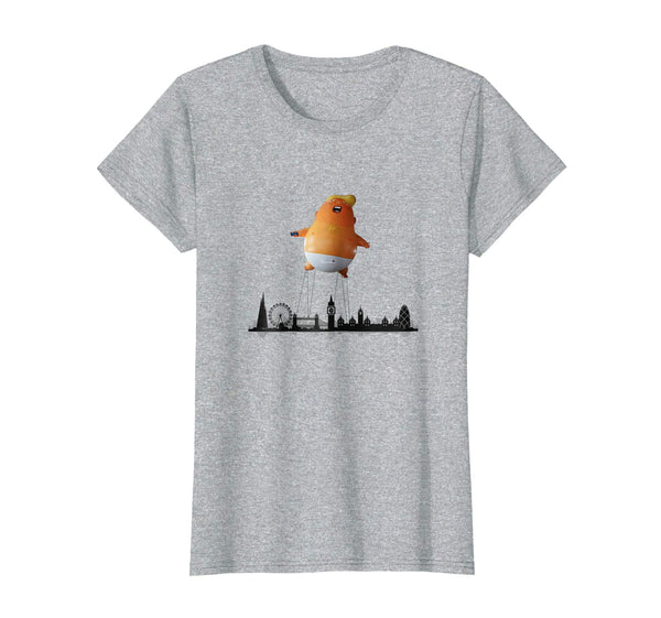 Welcome To London Funny Baby Trump Crying Ballon T Shirt